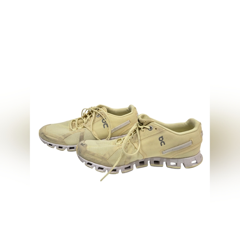 On Running Women's Yellow Athletic Sneakers